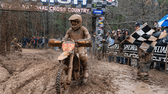 Rockstar Energy Husqvarna and Craig DeLong Push to The General GNCC Victory