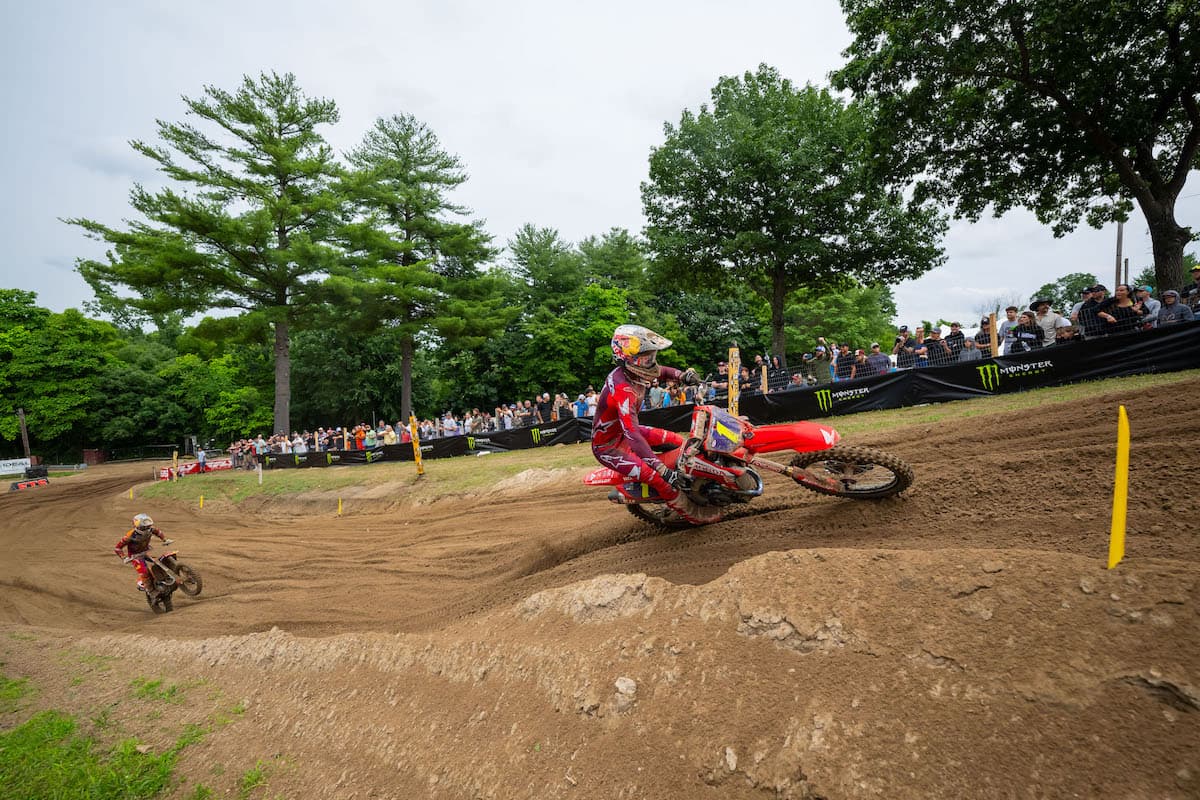 Jett Lawrence Edges Out Brother Hunter for Fourth Pro Motocross Win at Southwick