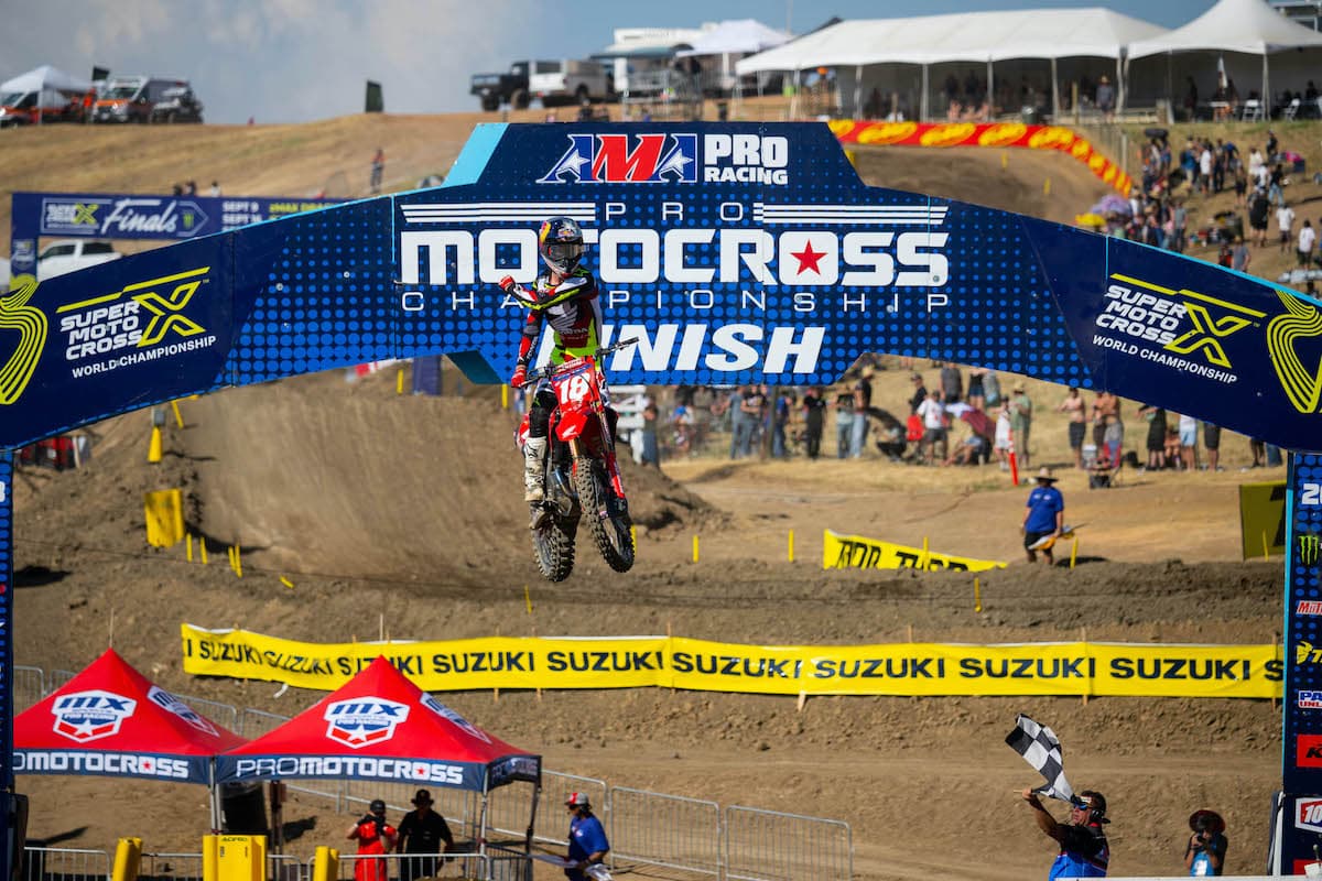 Jett Lawrence Remains Perfect at Hangtown for Second Win of 2023 Pro Motocross Championship