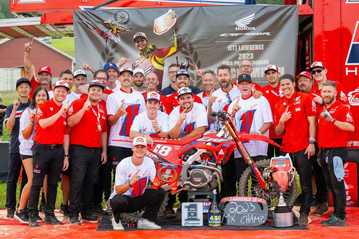 Jett Lawrence Clinches 2023 Pro Motocross Championship Two Rounds Early with Continuation of Perfect Season at Unadilla
