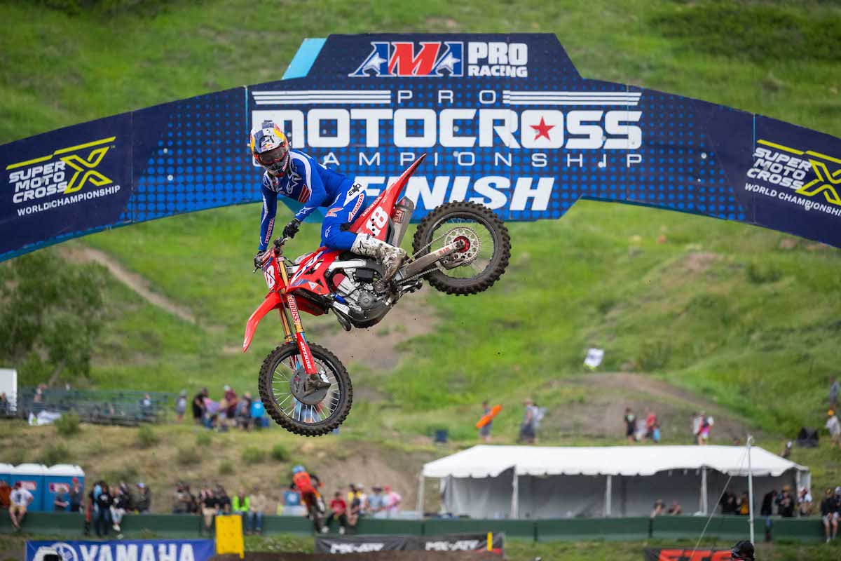 Jett Lawrences Perfect Start in 2023 Pro Motocross Championship Continues with Third Straight Moto Sweep at Thunder Valley
